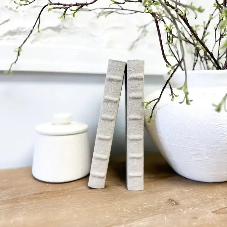 Decorative Linen Covered Books