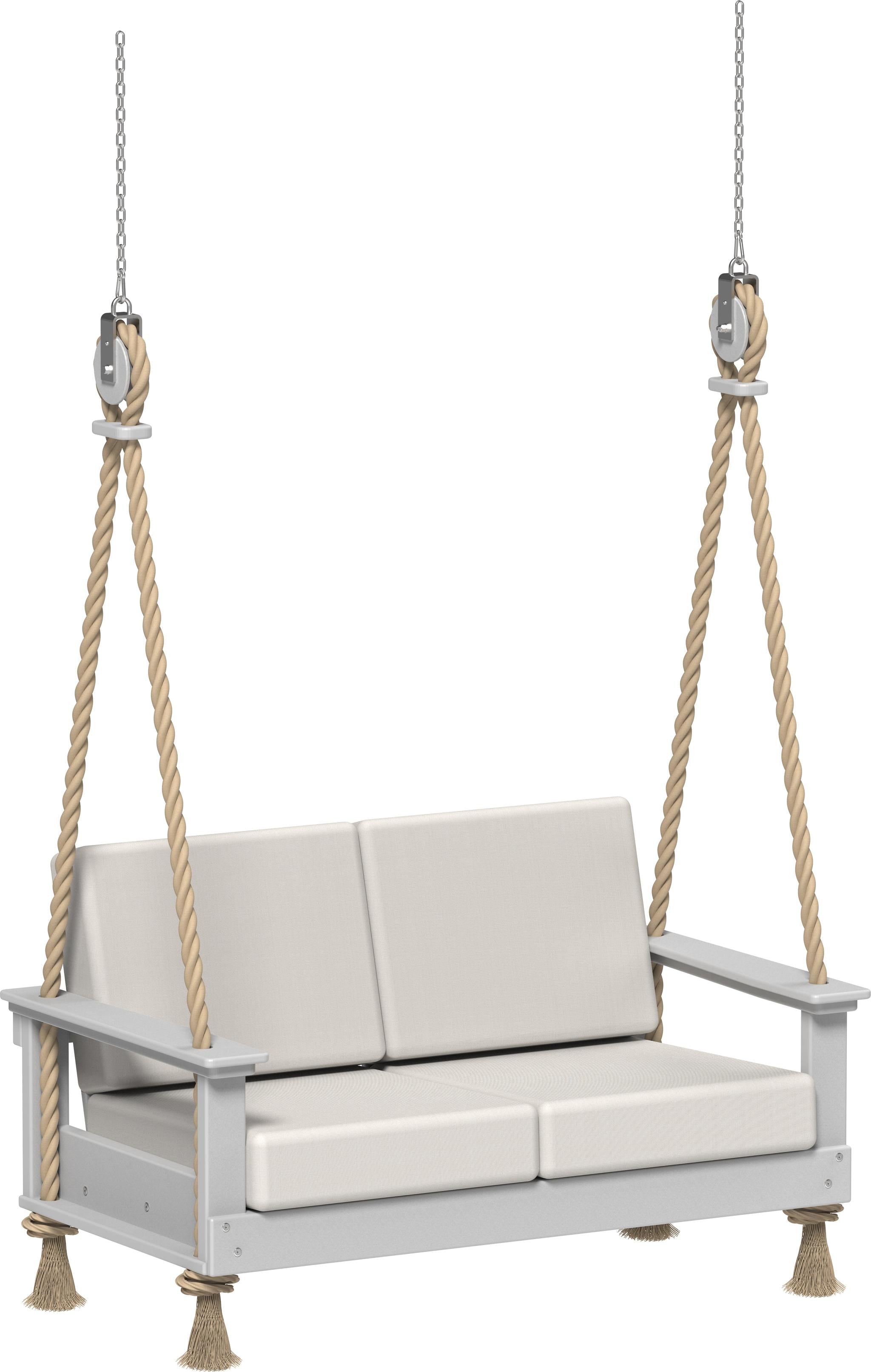 Deep Seating Love Swing in Dove Gray