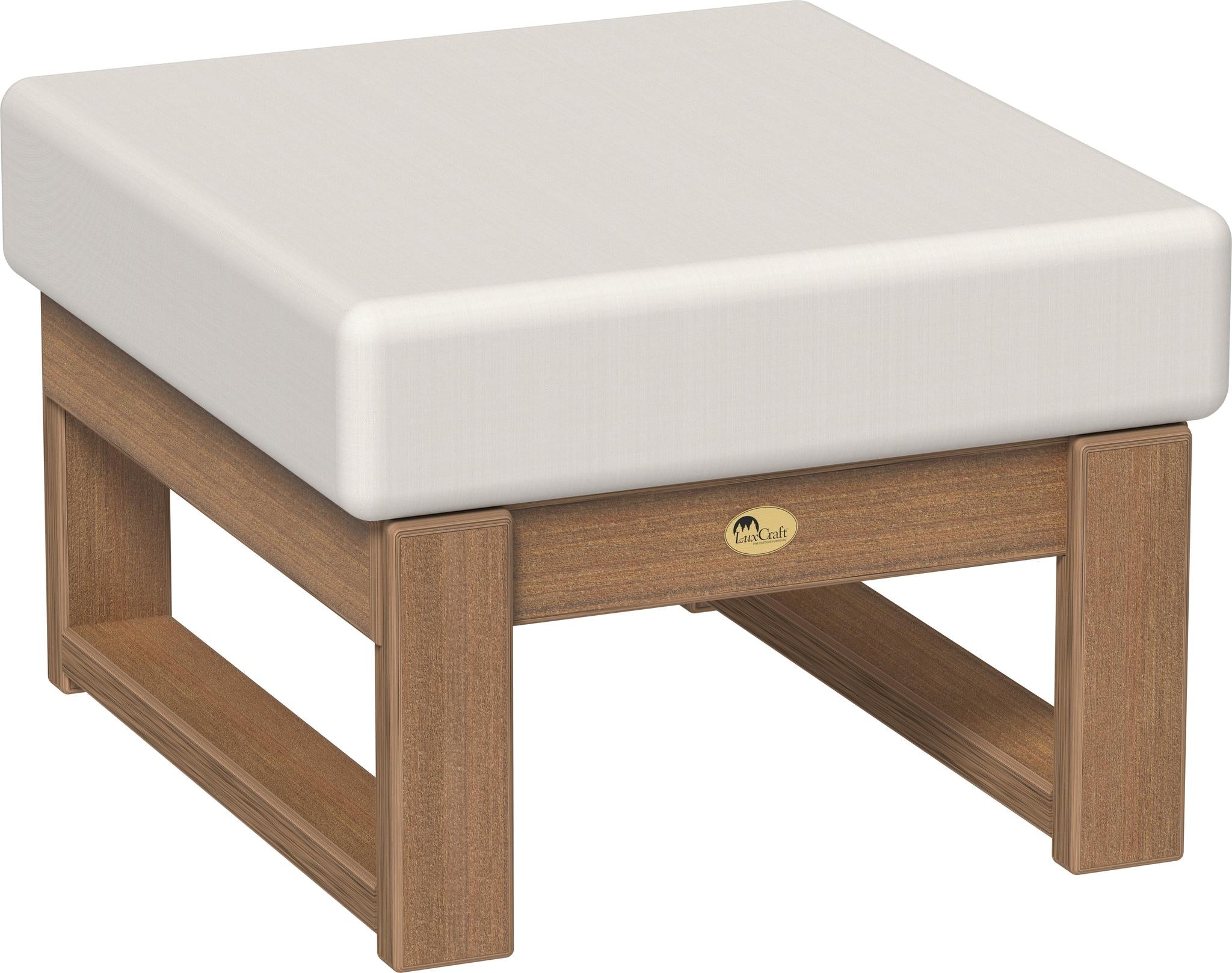 Deep Seating Ottoman in Antique Mahogany