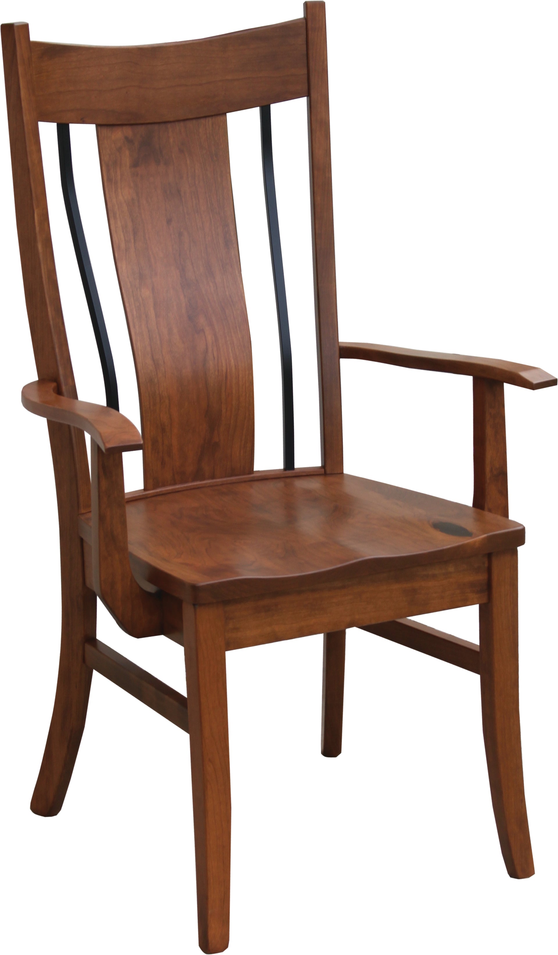 Amish Eagle Chair with Wrought Iron