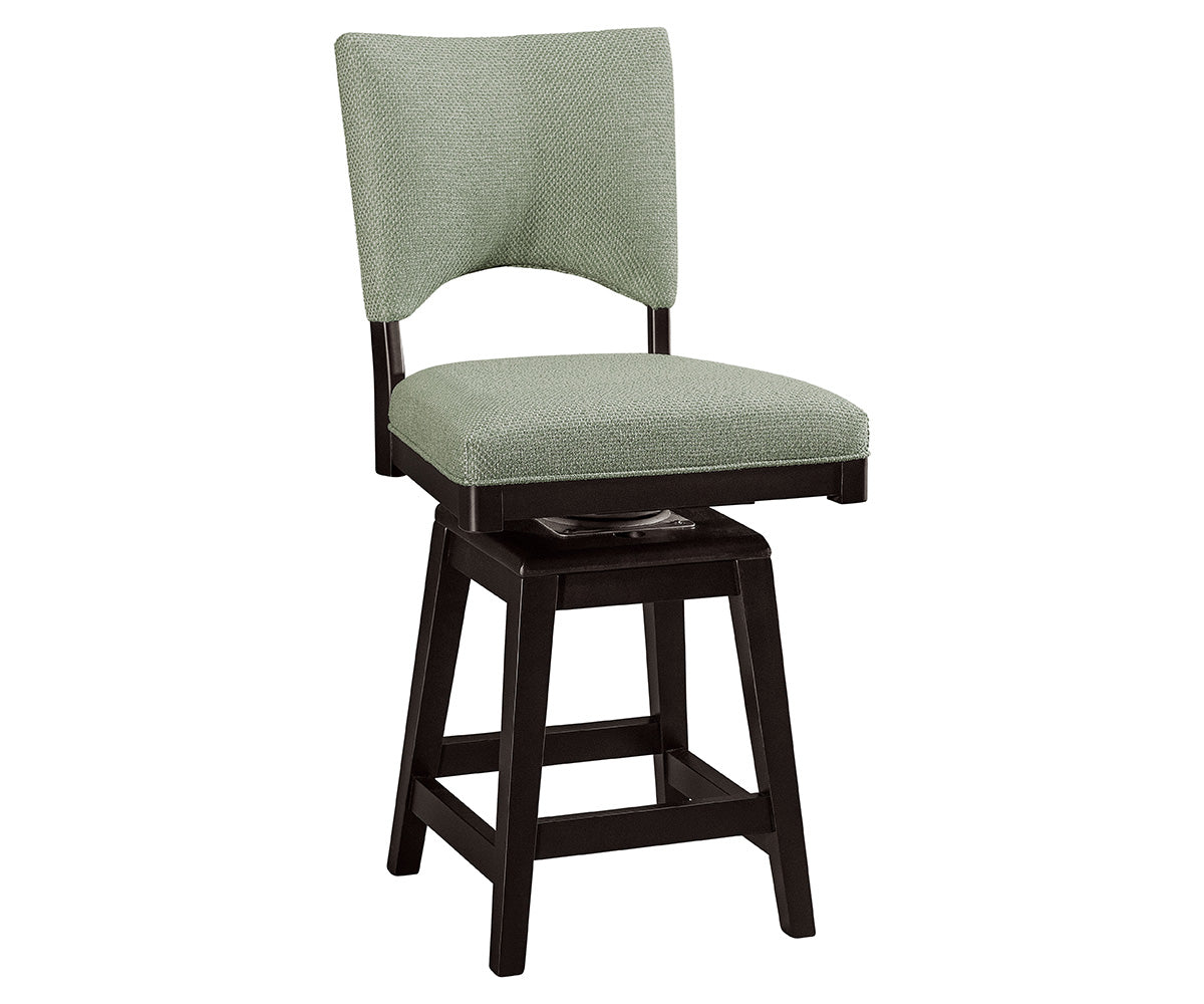 Amish Van Buren Swivel Bar Chair