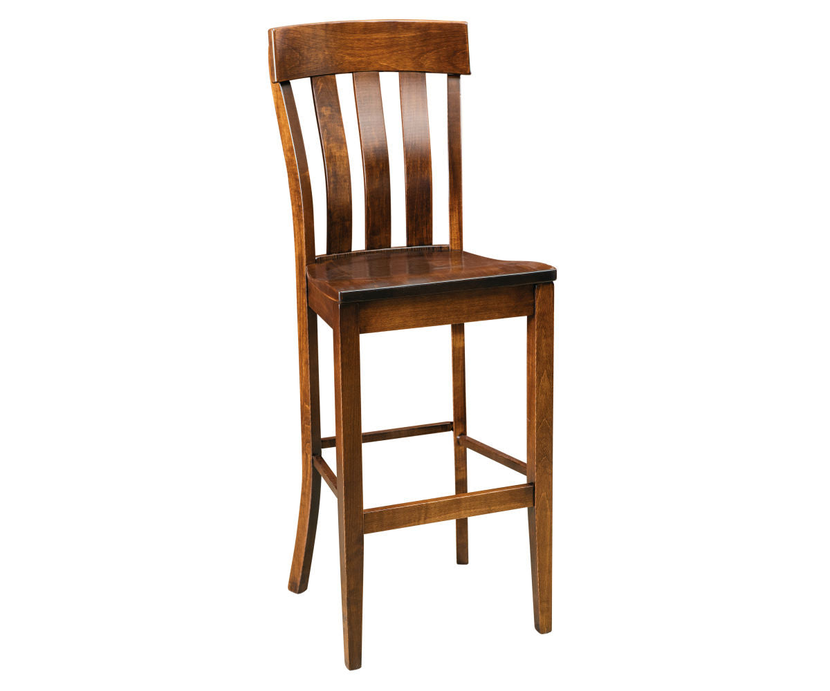 Amish Raleigh Stationary Bar Chair