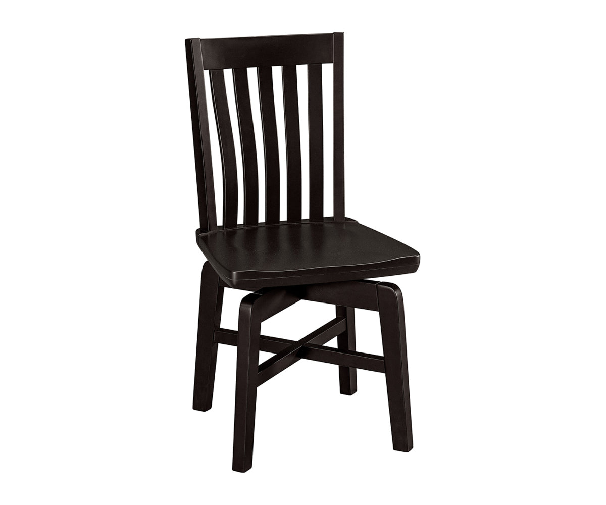 Amish Annapolis Swivel Bar Chair
