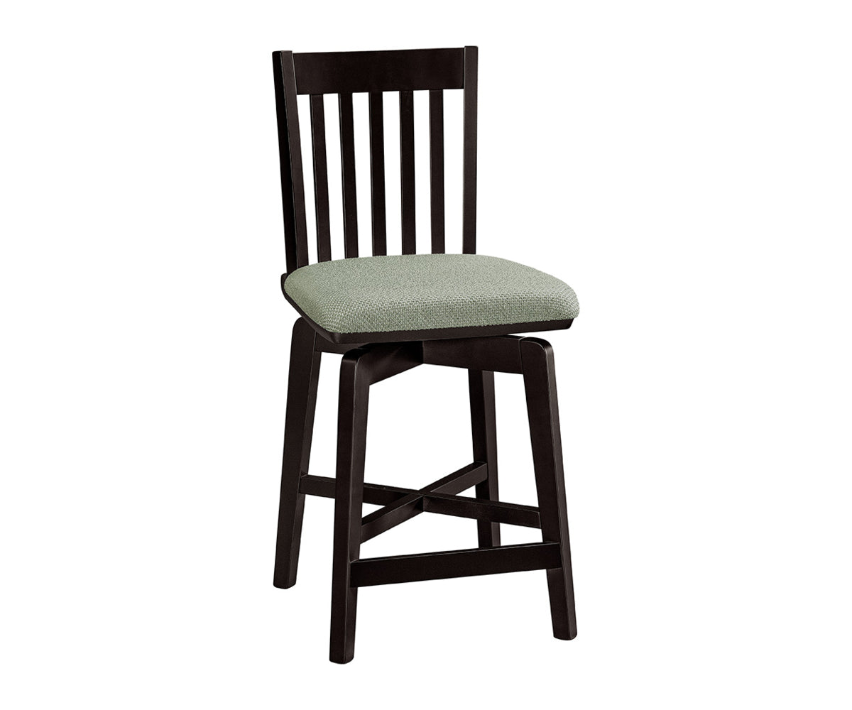Amish Berkeley Swivel Bar Chair
