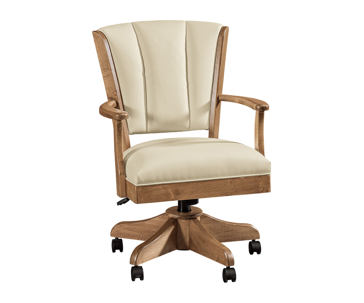 Amish Norwood Arm Desk Chair