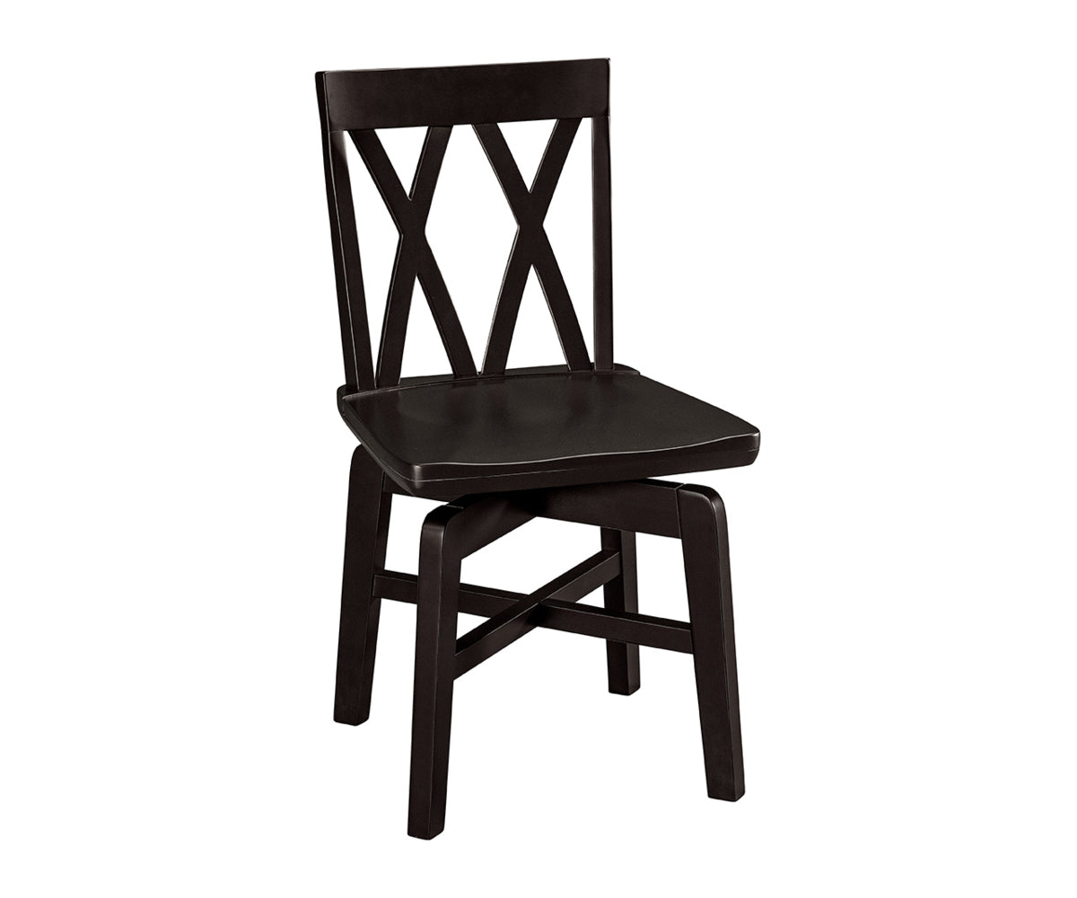 Amish Reagan Swivel Bar Chair