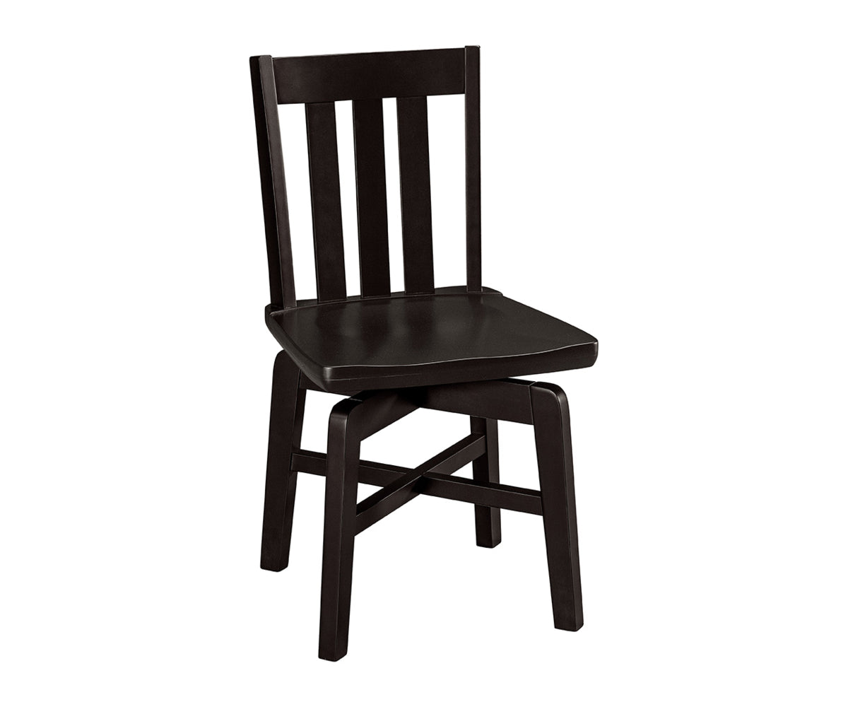 Amish Seattle Swivel Bar Chair