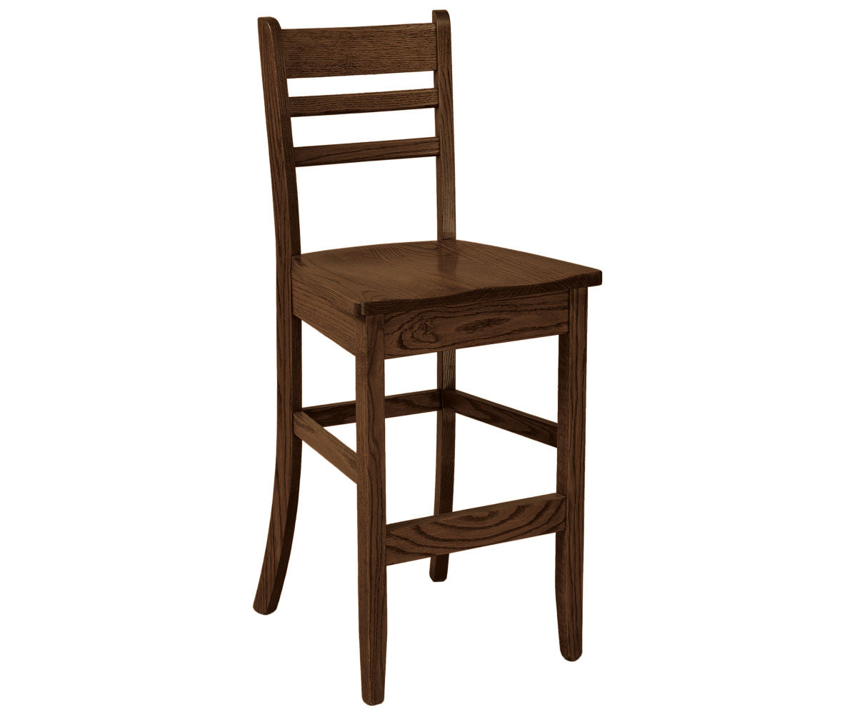 Amish Brady Stationary Bar Chair