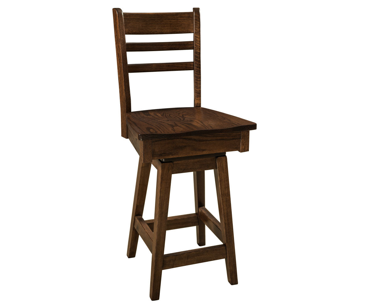 Amish Brady Swivel Bar Chair
