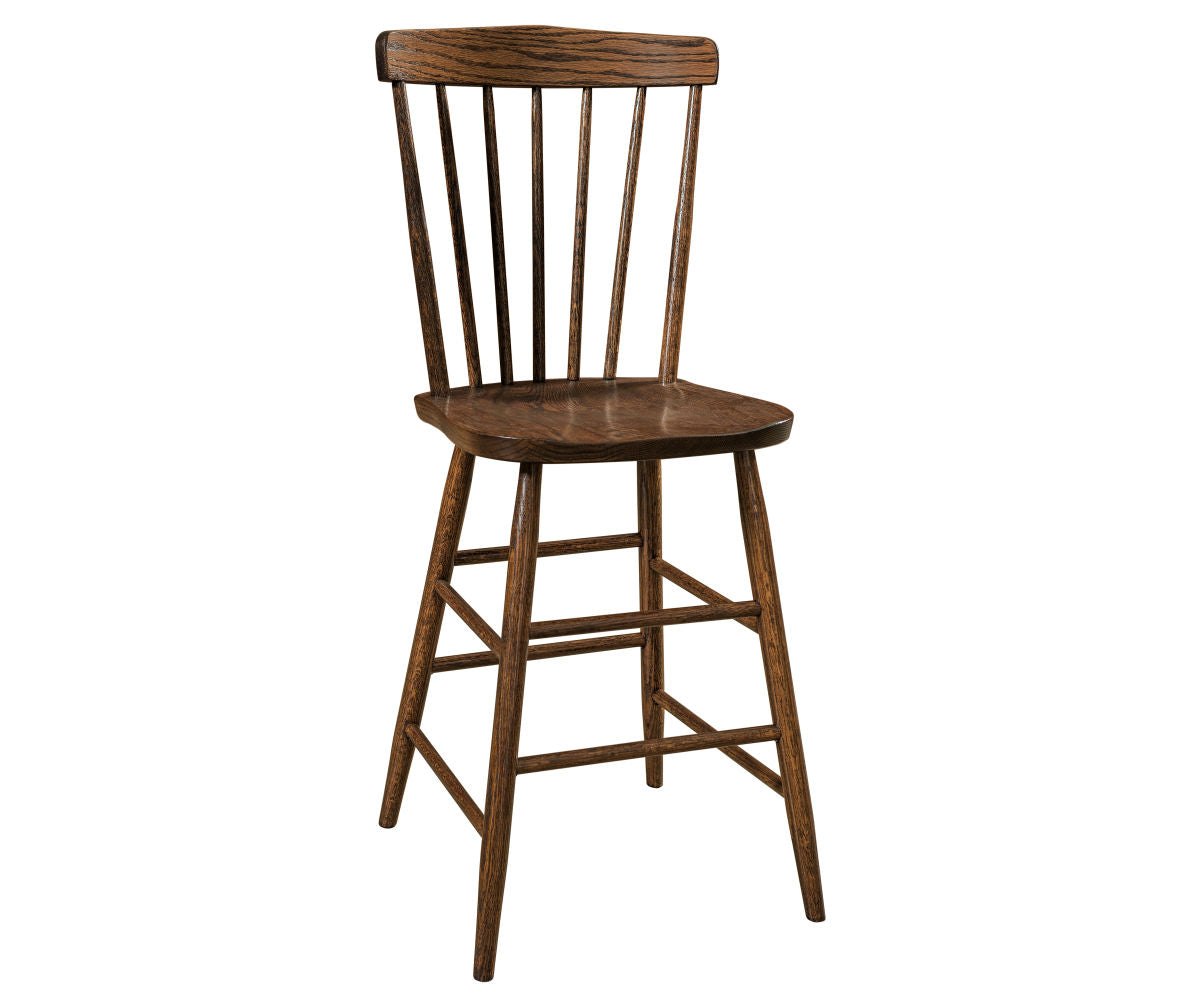 Amish Cantaberry Stationary Bar Chair