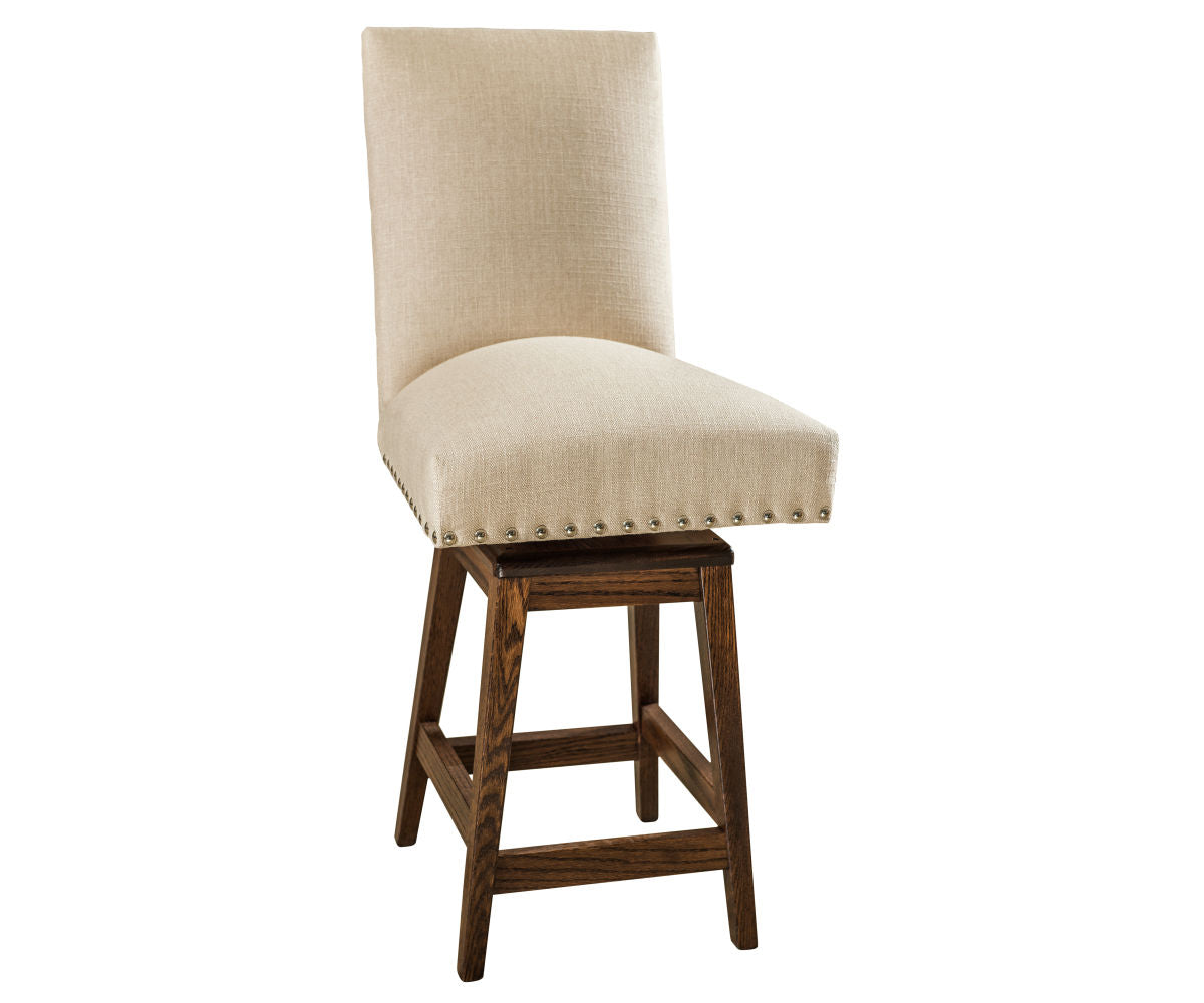 Amish Corbin Swivel Bar Chair