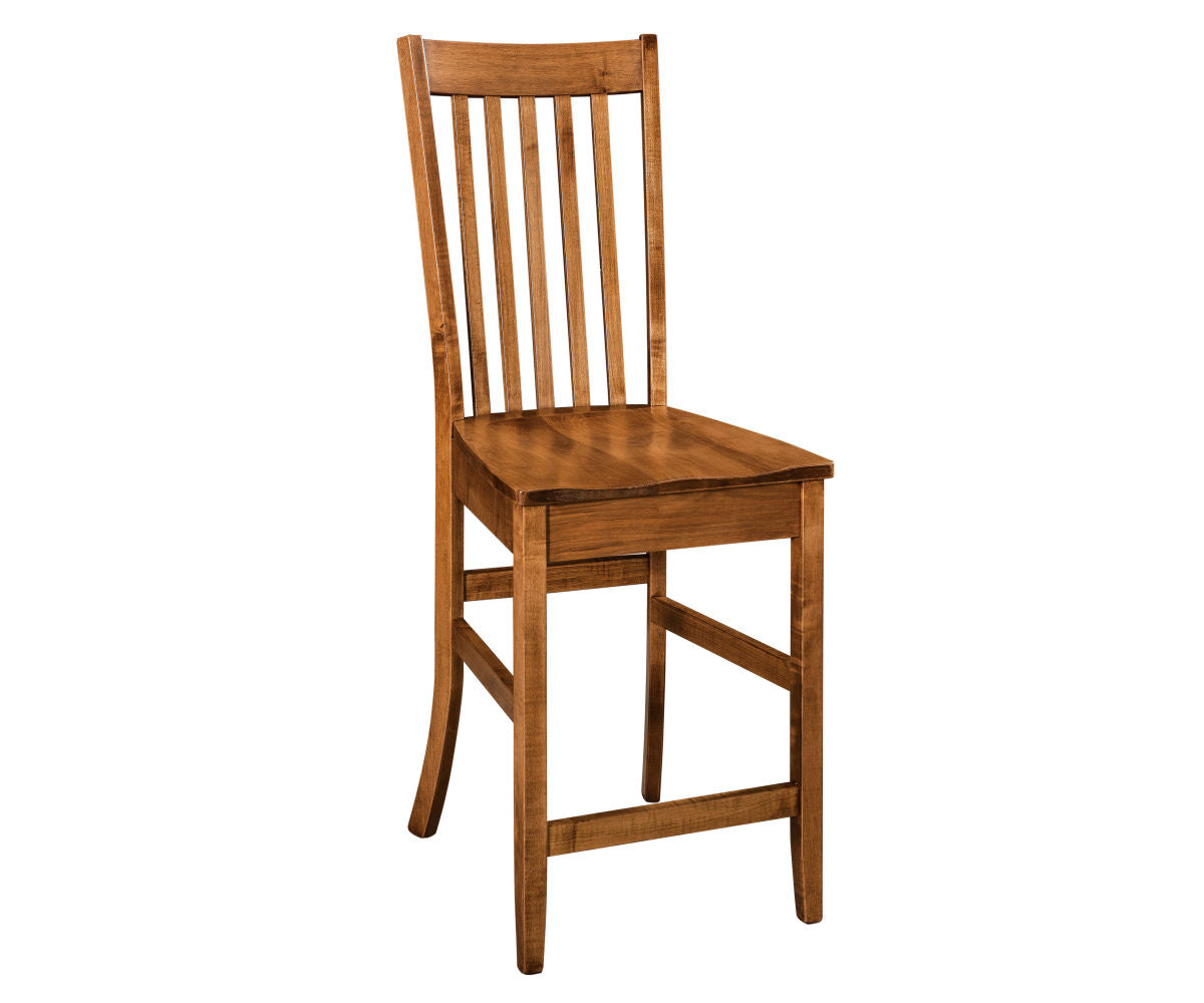 Amish Newport Stationary Bar Chair
