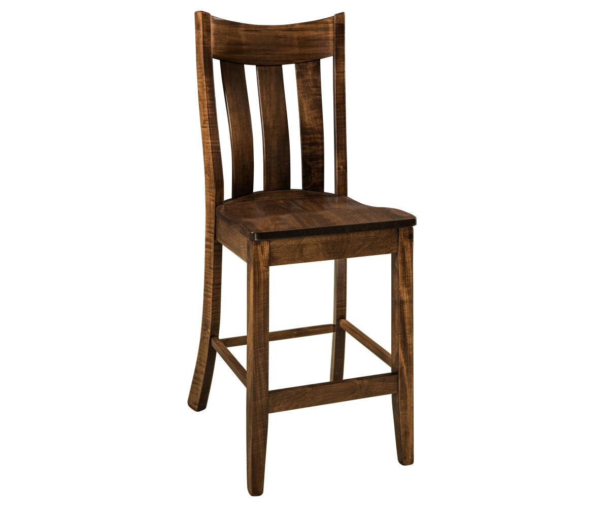 Amish Pierre Stationary Bar Chair