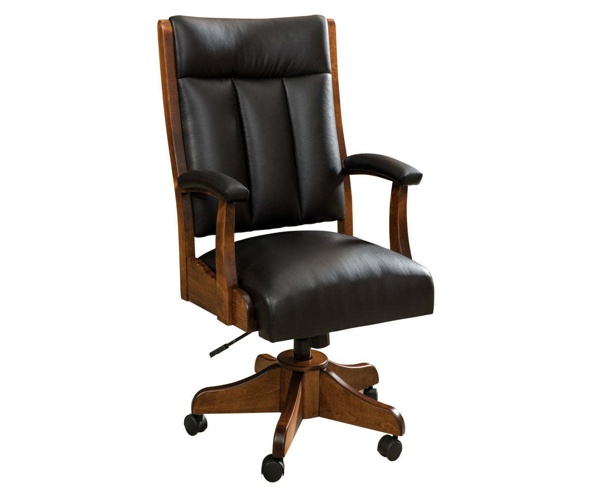 Amish Roxbury Arm Desk Chair