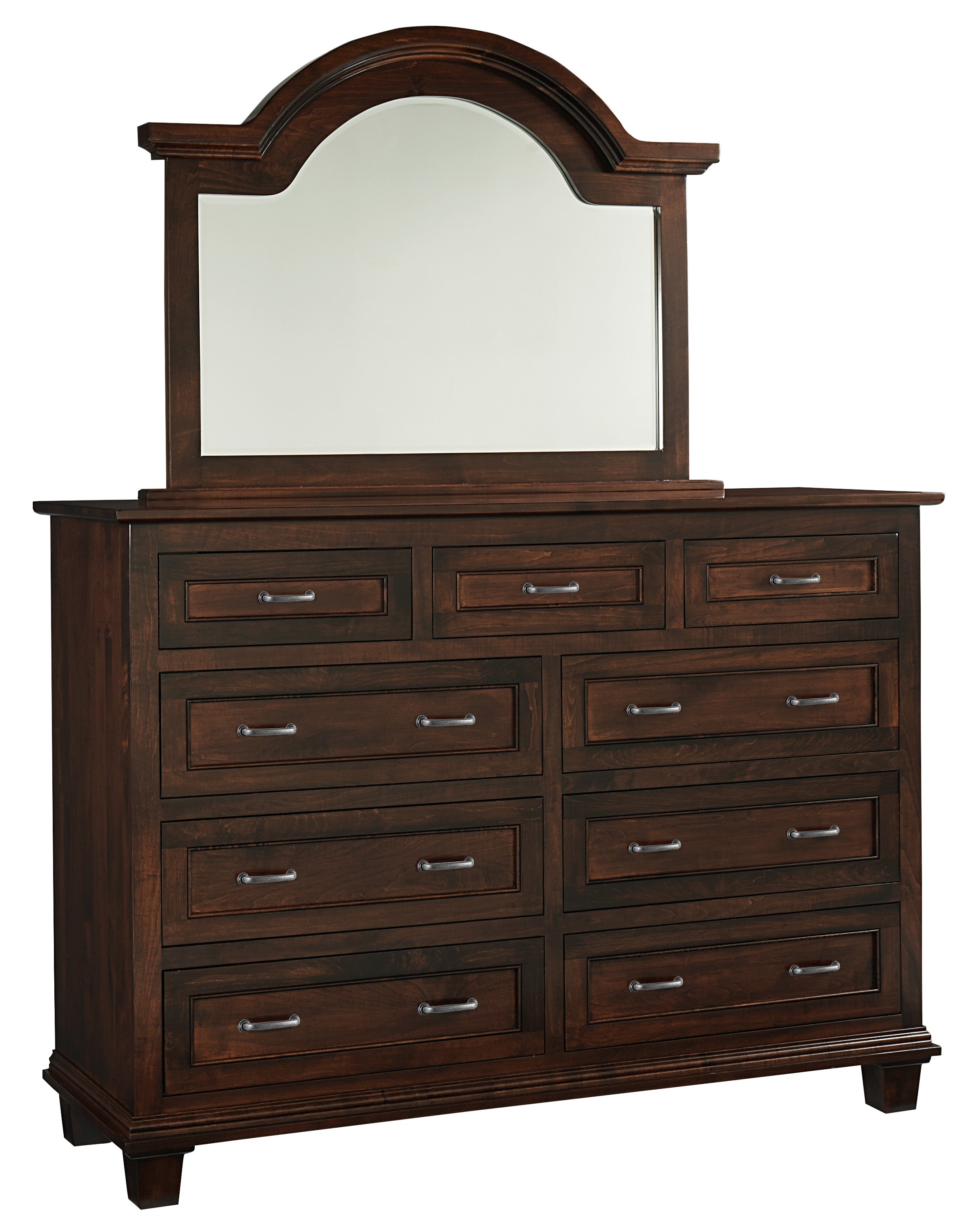 Amish Francine Nine Drawer Dresser