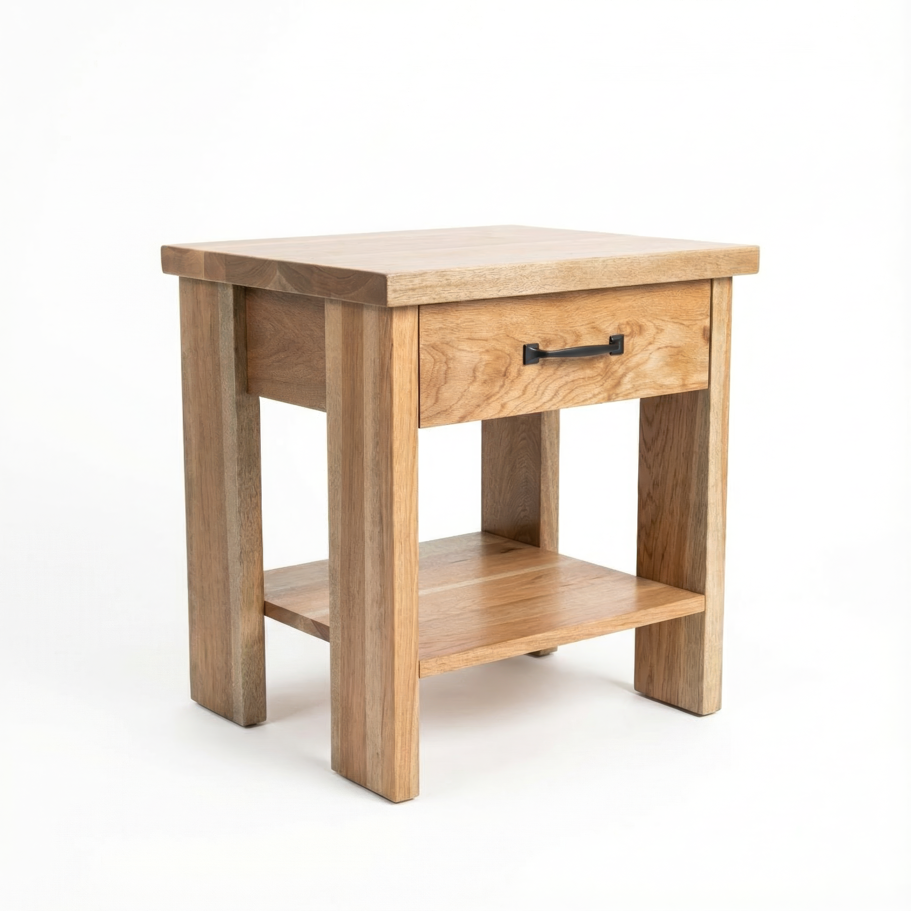 amish fulton nightstand in rustic hickory