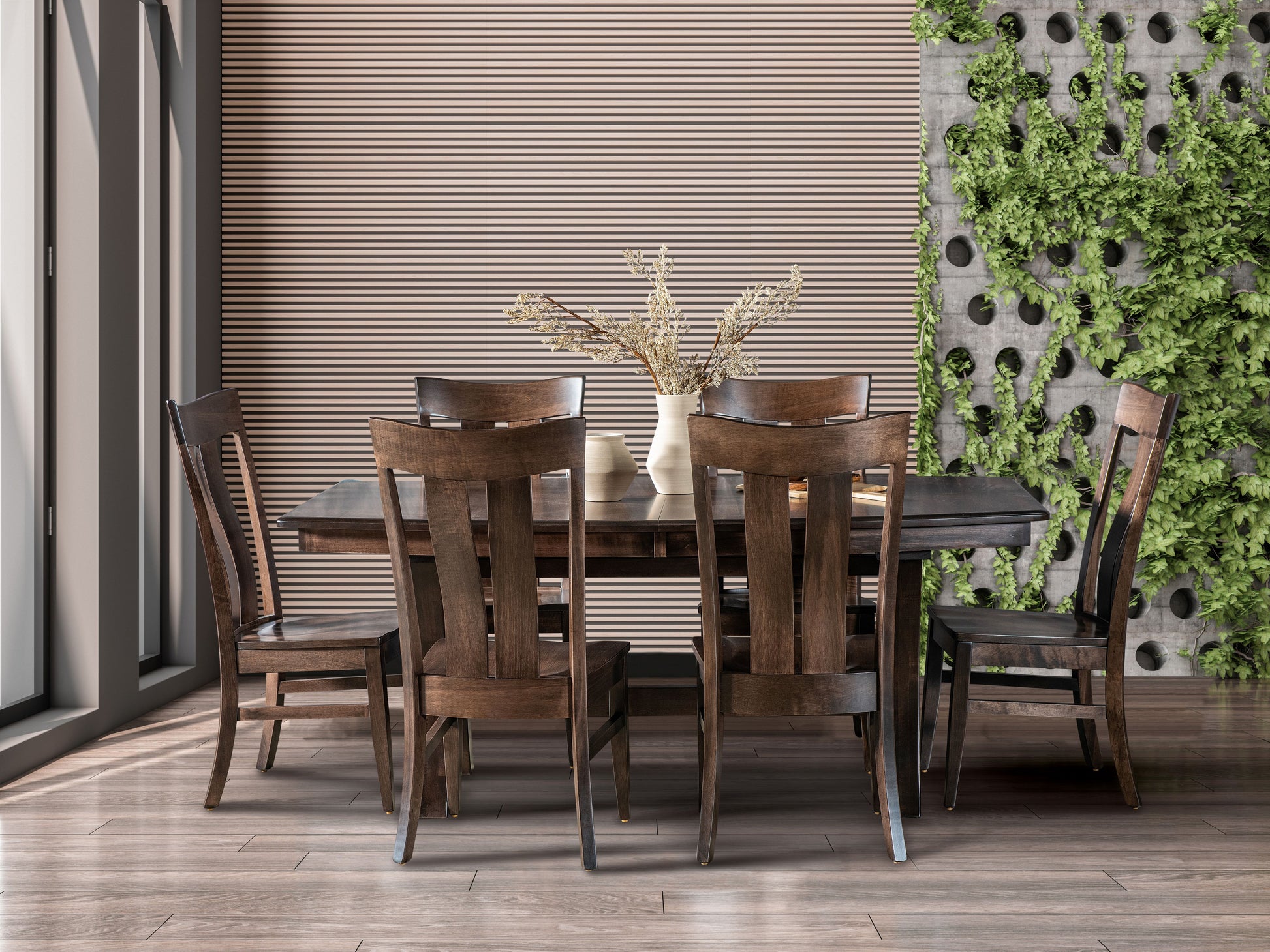 Amish Grand Island Trestle Table