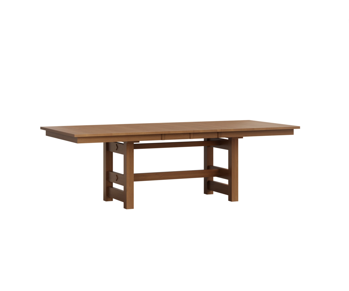 american made amish greenwood trestle table