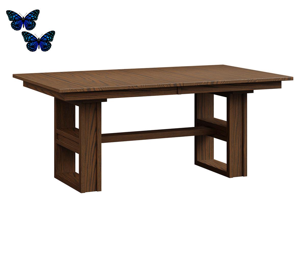 Amish Ashton Double Pedestal