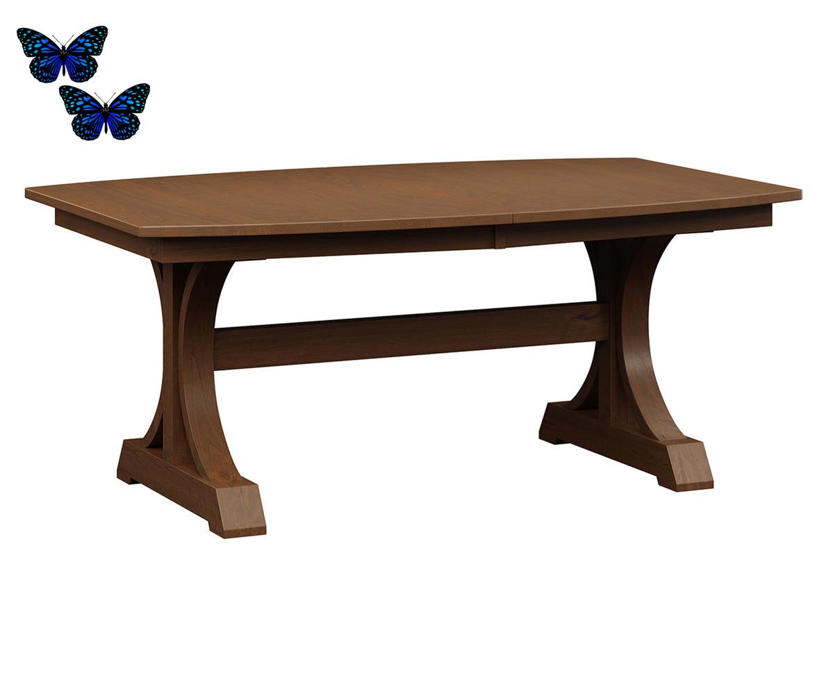Amish Bryson Double Pedestal