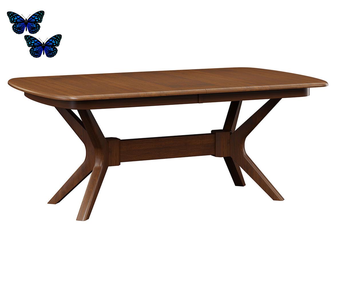 Amish Hanson Double Pedestal-Dining Table-The Amish House