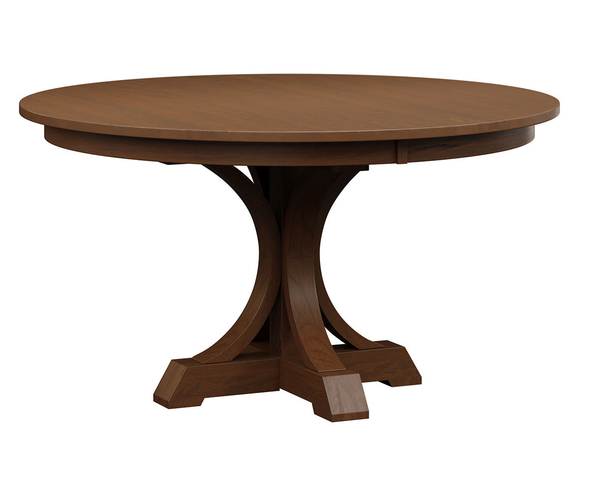 Amish Bryson Single Pedestal Table