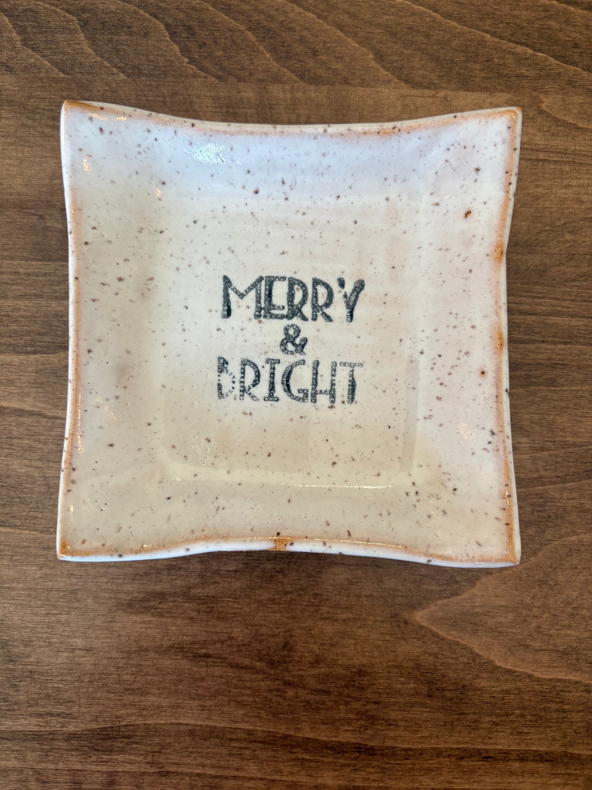 Holiday Square Dish / Cookie Plate