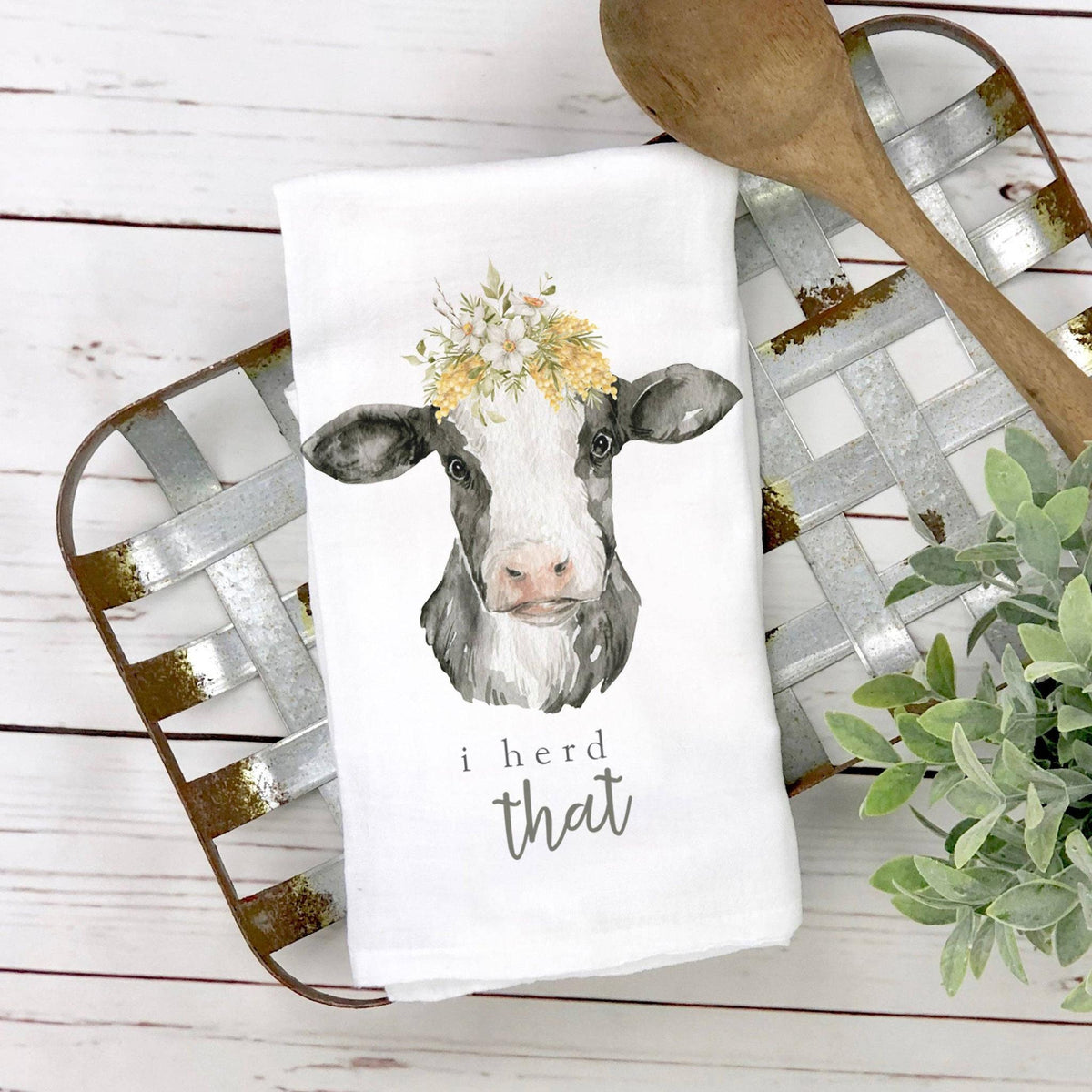 I Heard That Cotton Tea Towel-Home Decor-The Amish House
