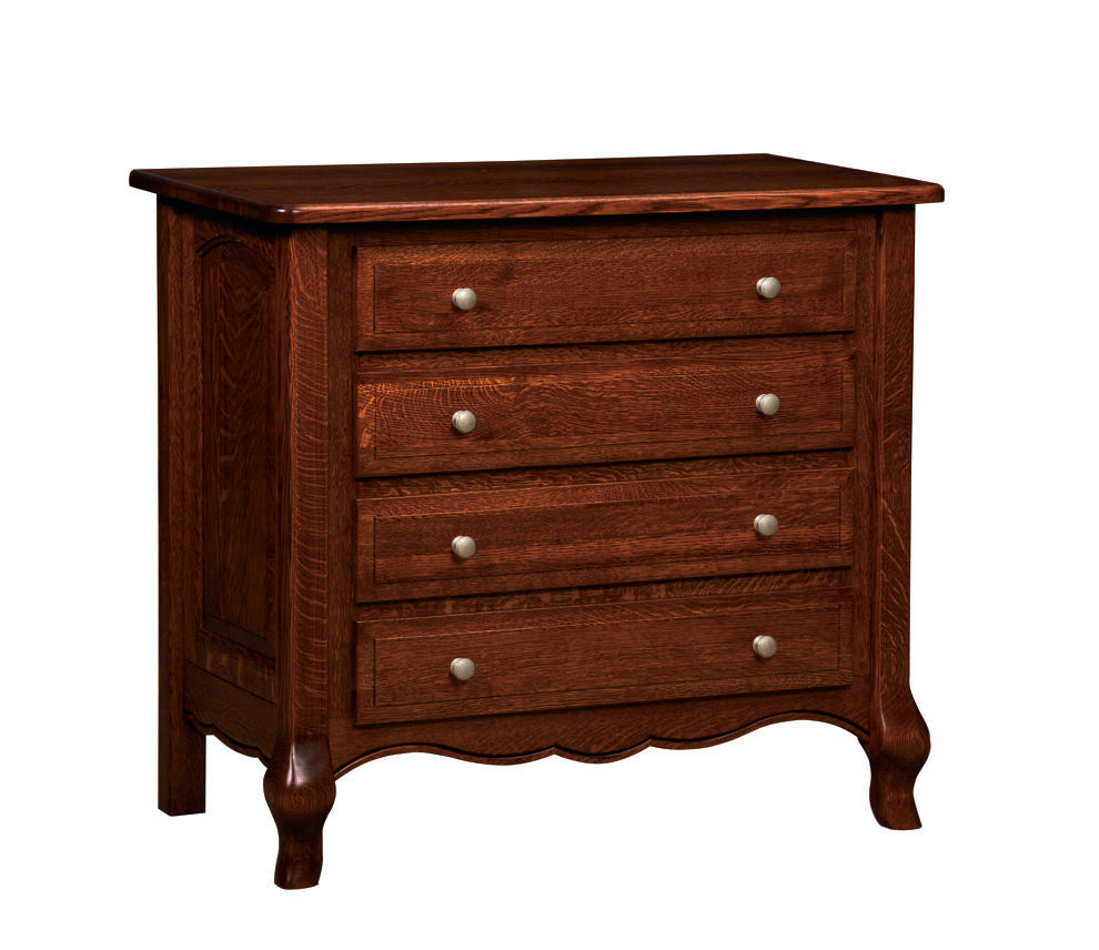 Amish French Country Four Drawer Dresser