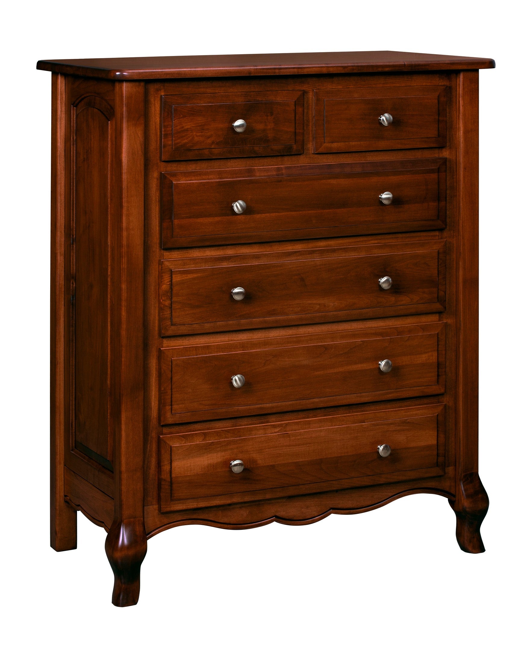 Amish French Country Six Drawer Chest