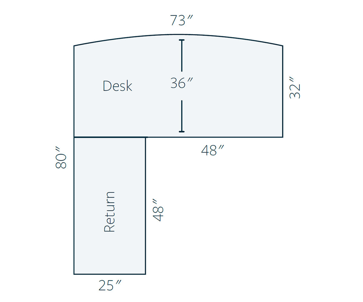 Amish Berkley L-Desk