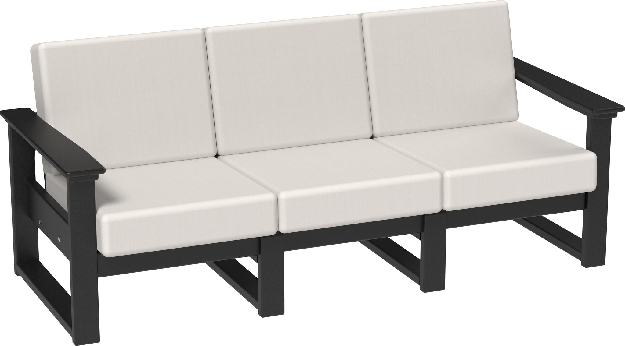 lanai deep seating sofa in black