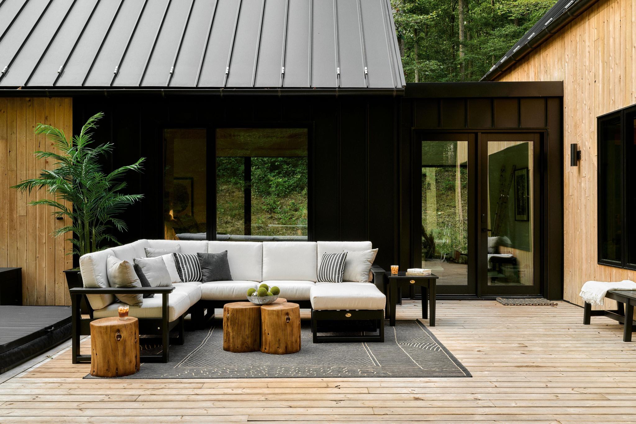 Lanai Deep Seating Sectional-Outdoor Seating-The Amish House