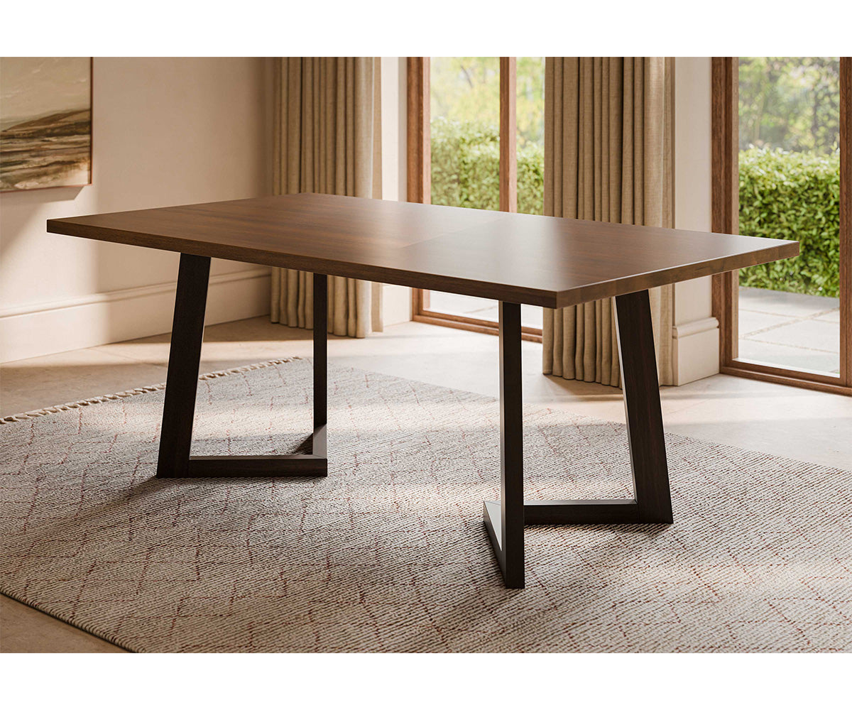 Amish Larue Double Pedestal Table