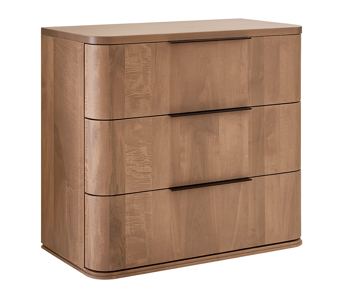 Amish Maison 3 Drawer Nightstand-Nightstand-The Amish House