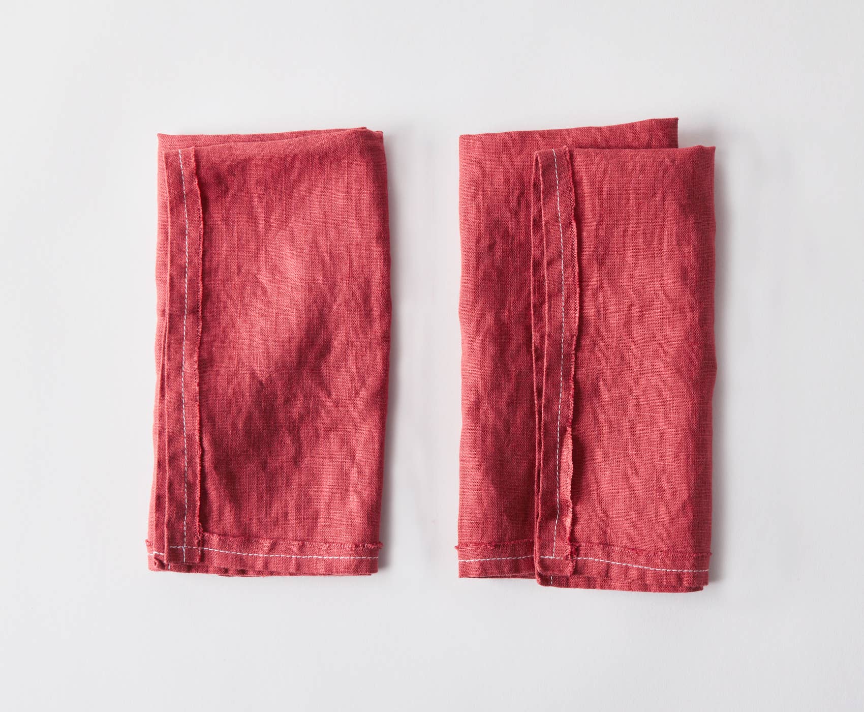 Pair of Anita Linen Napkins - English Rose