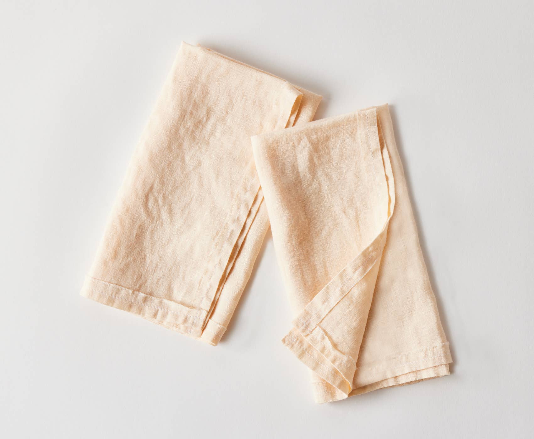 Pair of Anita Linen Napkins - Nude