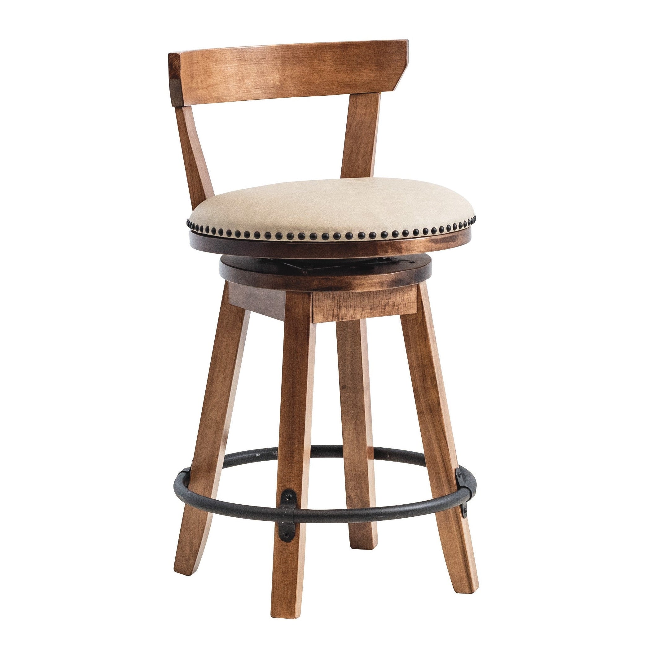 Amish Pueblo Swivel Bar Chair