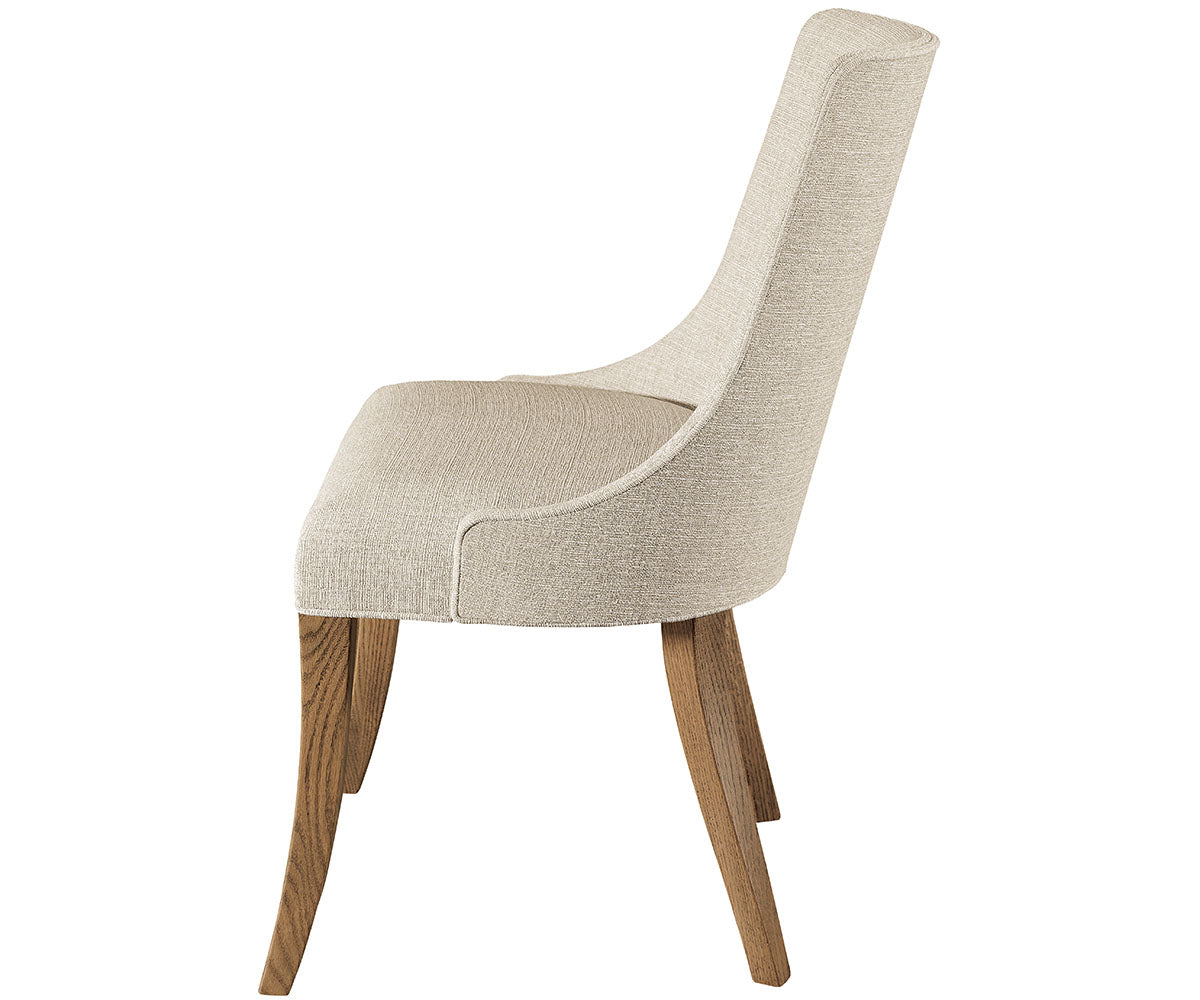 Amish Crescent Dining Side Chair