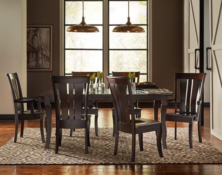 Amish Fenmore 42" x 72" Leg Dining Table - Quick Ship