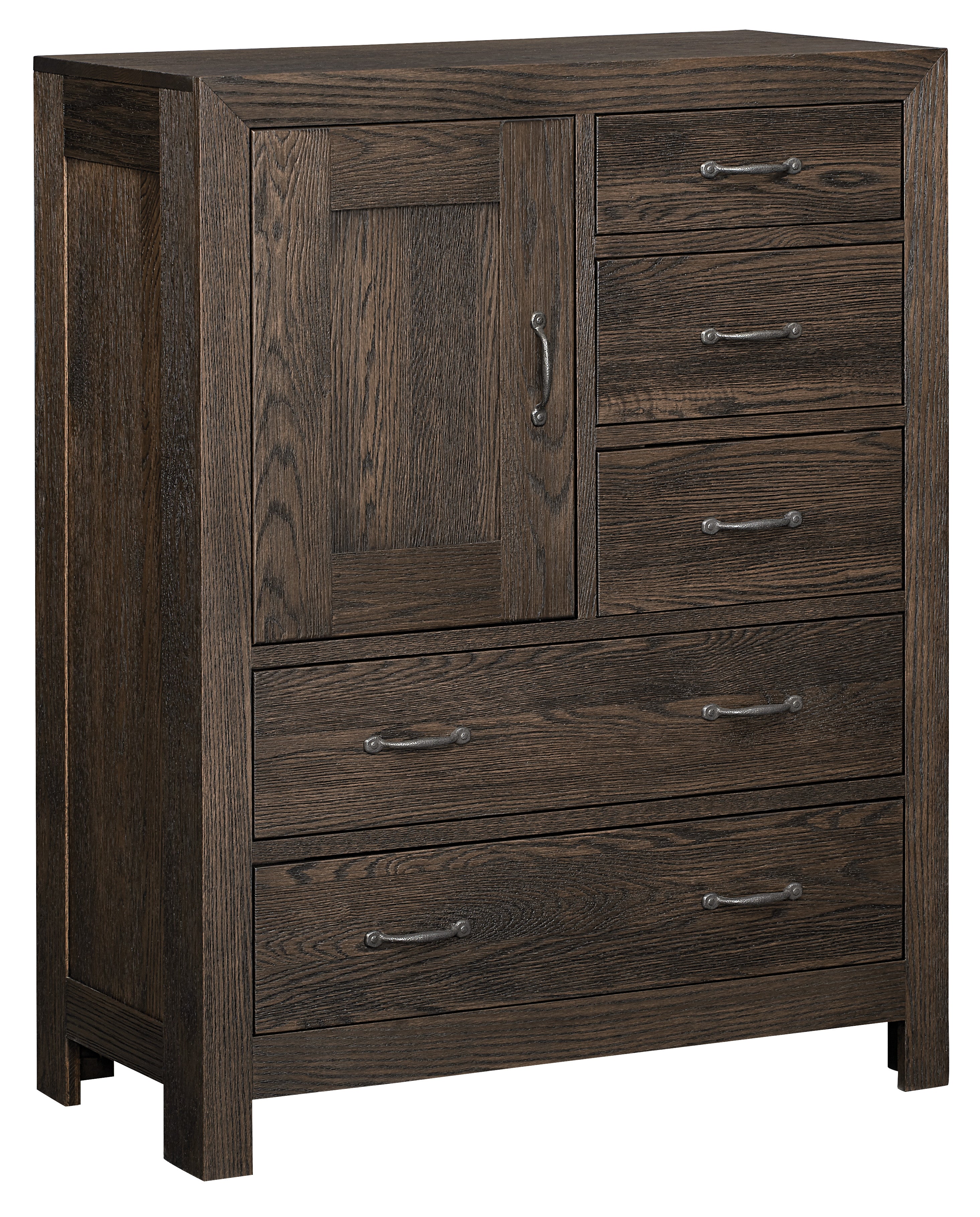 The amish sonoma door chest shown in oak with briar stain