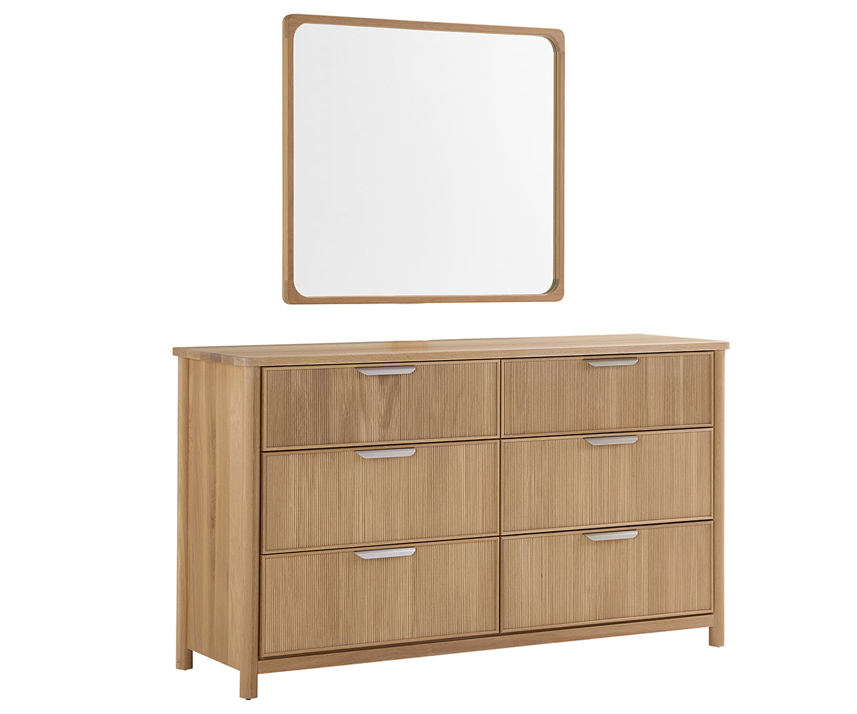 Amish Reseda 6 Drawer Dresser