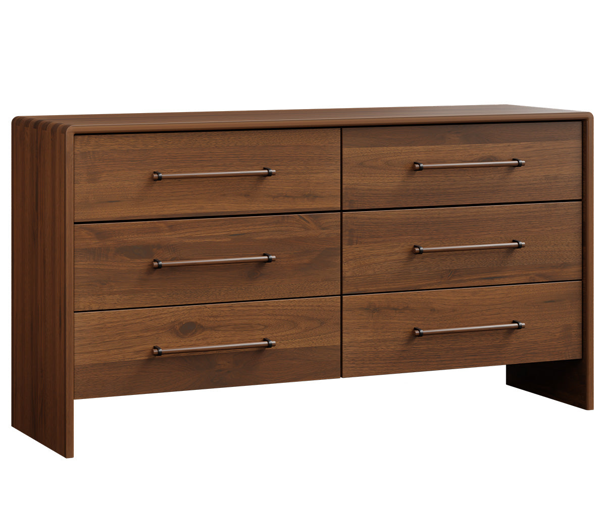 Amish Ashton Six Drawer Dresser