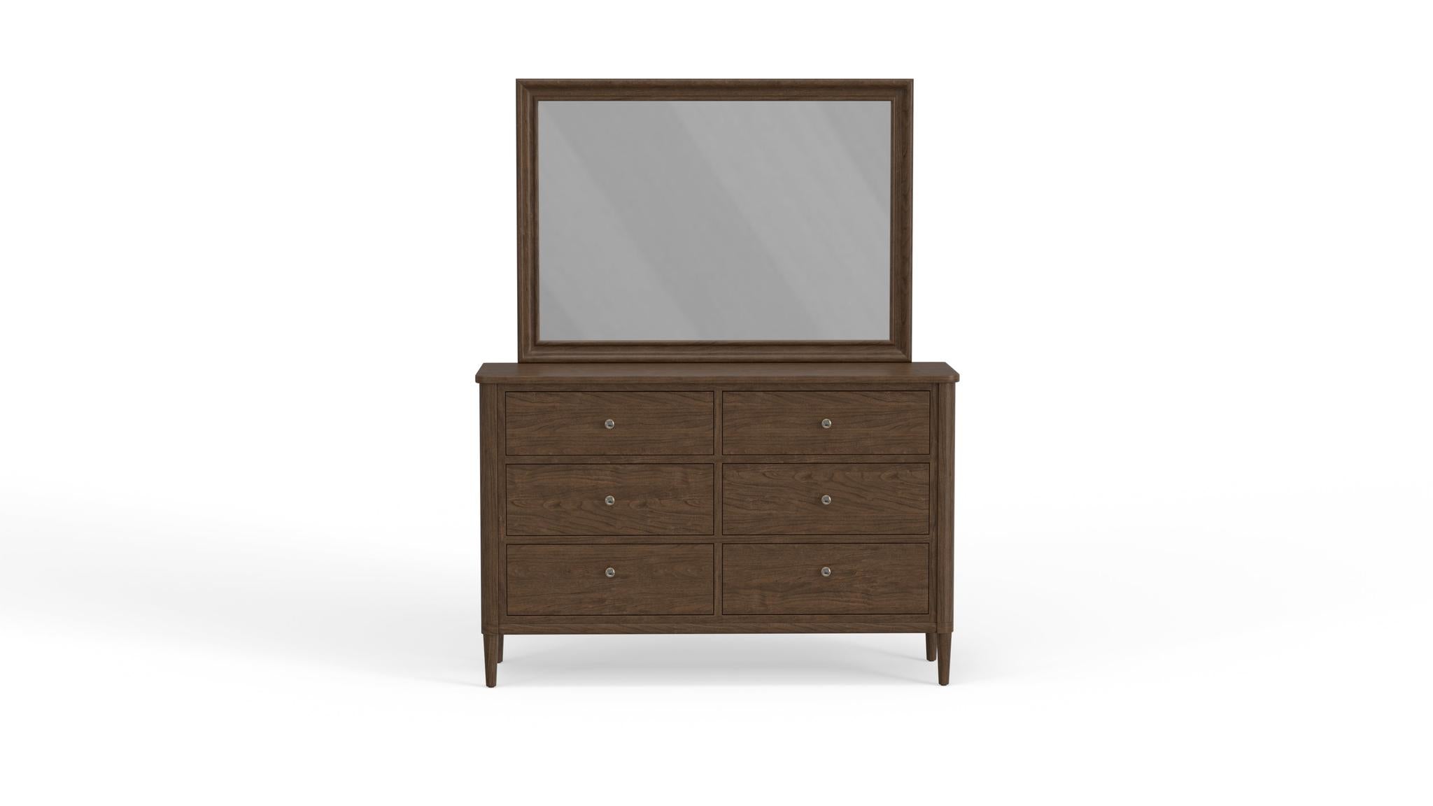 Amish Stamford Six Drawer Dresser-Dresser-The Amish House