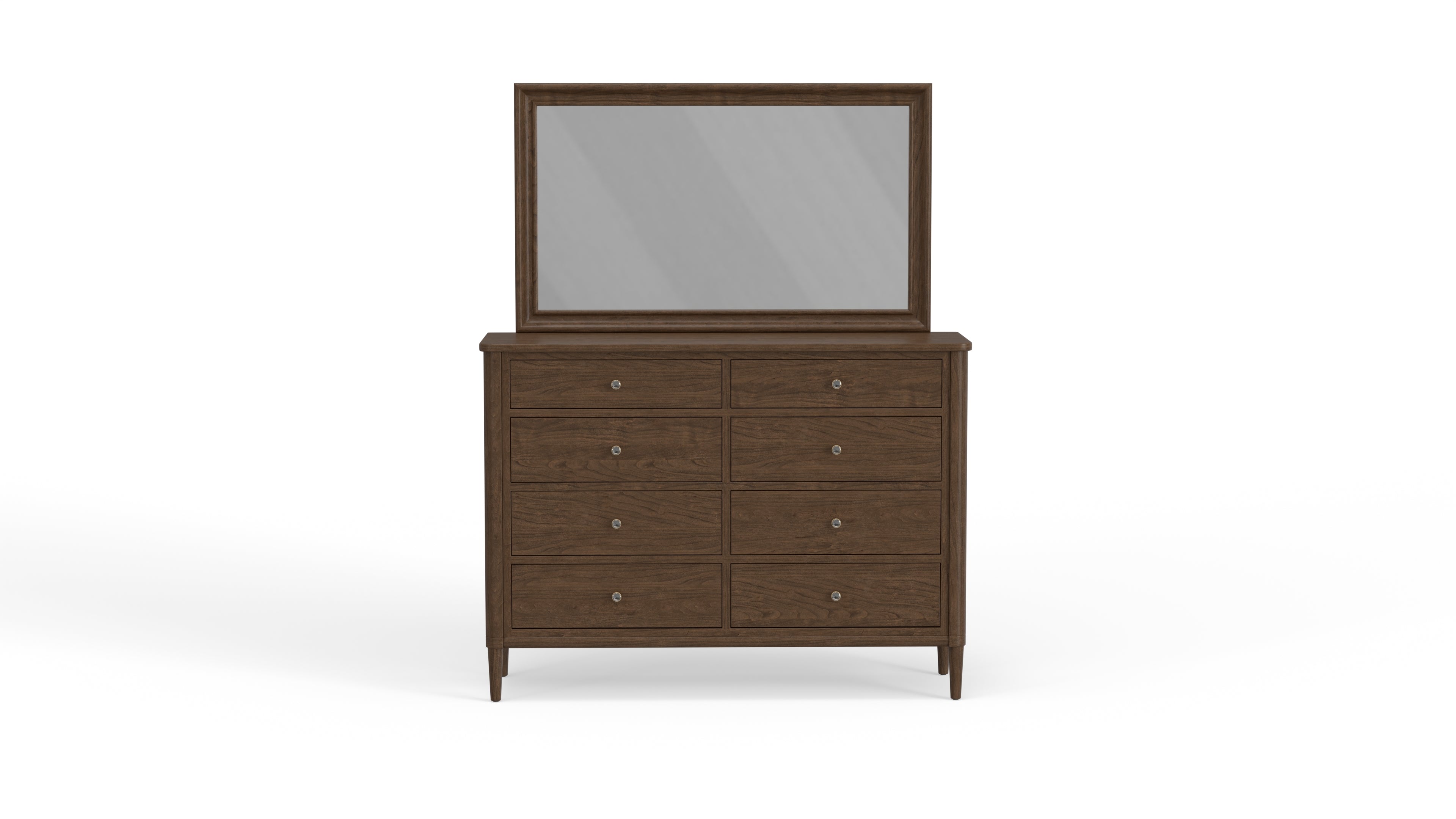 Amish Stamford Eight Drawer Tall Dresser