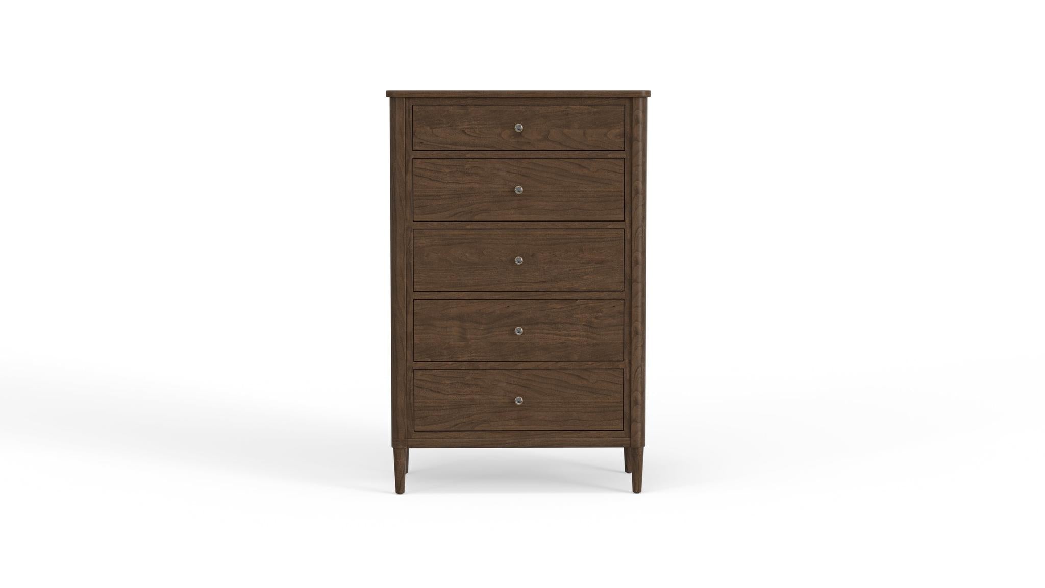 Amish Stamford Five Drawer Chest FLR MDL-Chest-The Amish House