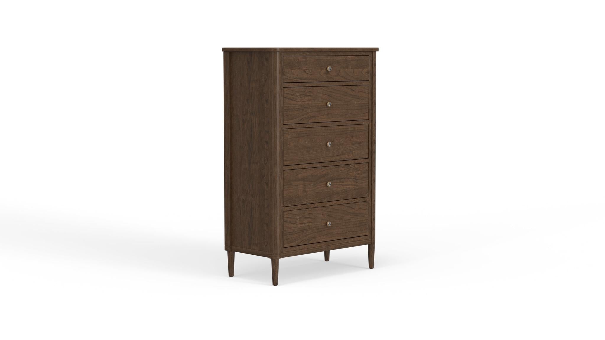 Amish Stamford Five Drawer Chest FLR MDL-Chest-The Amish House