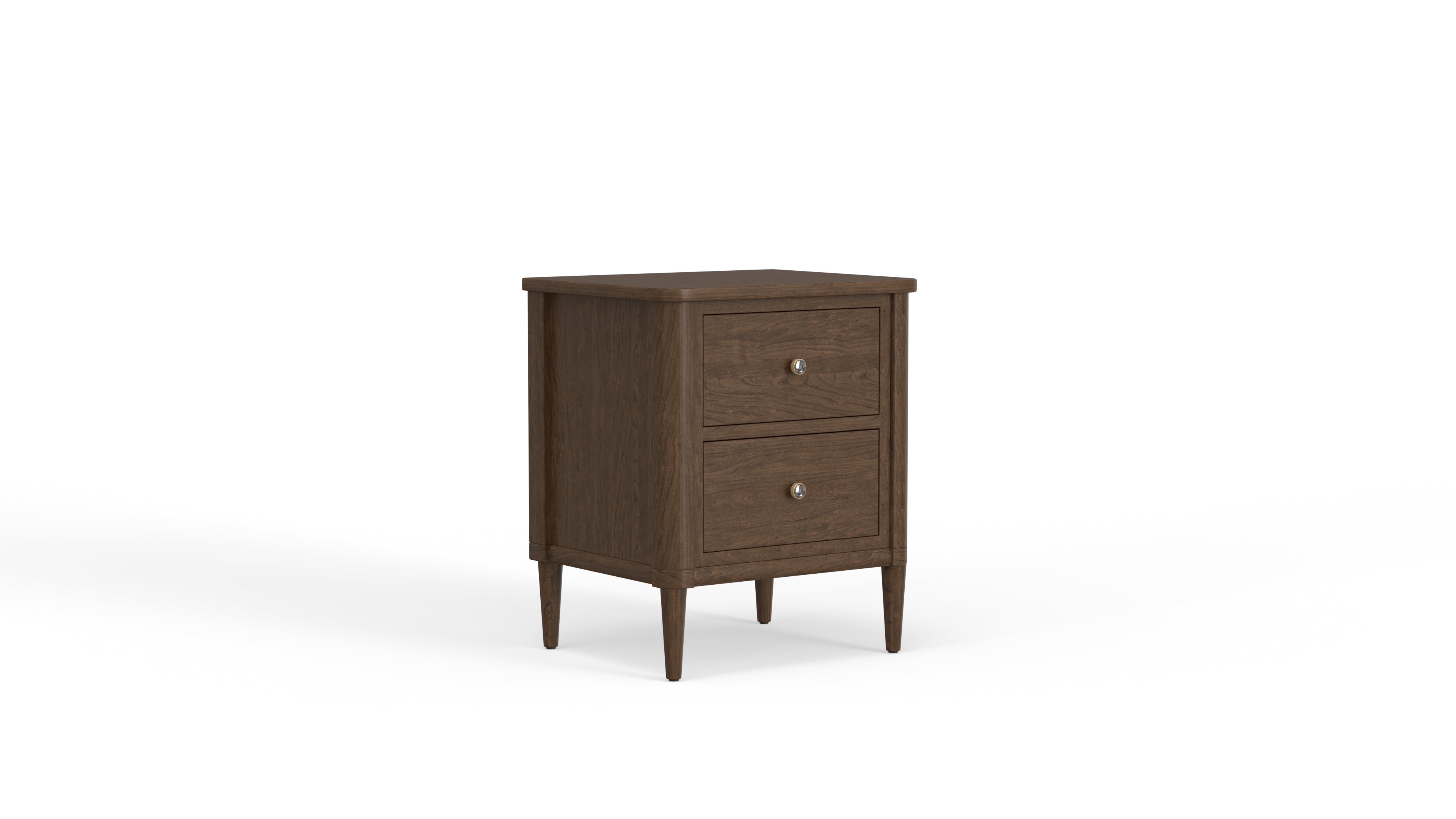 Amish Stamford Two Drawer Nightstand
