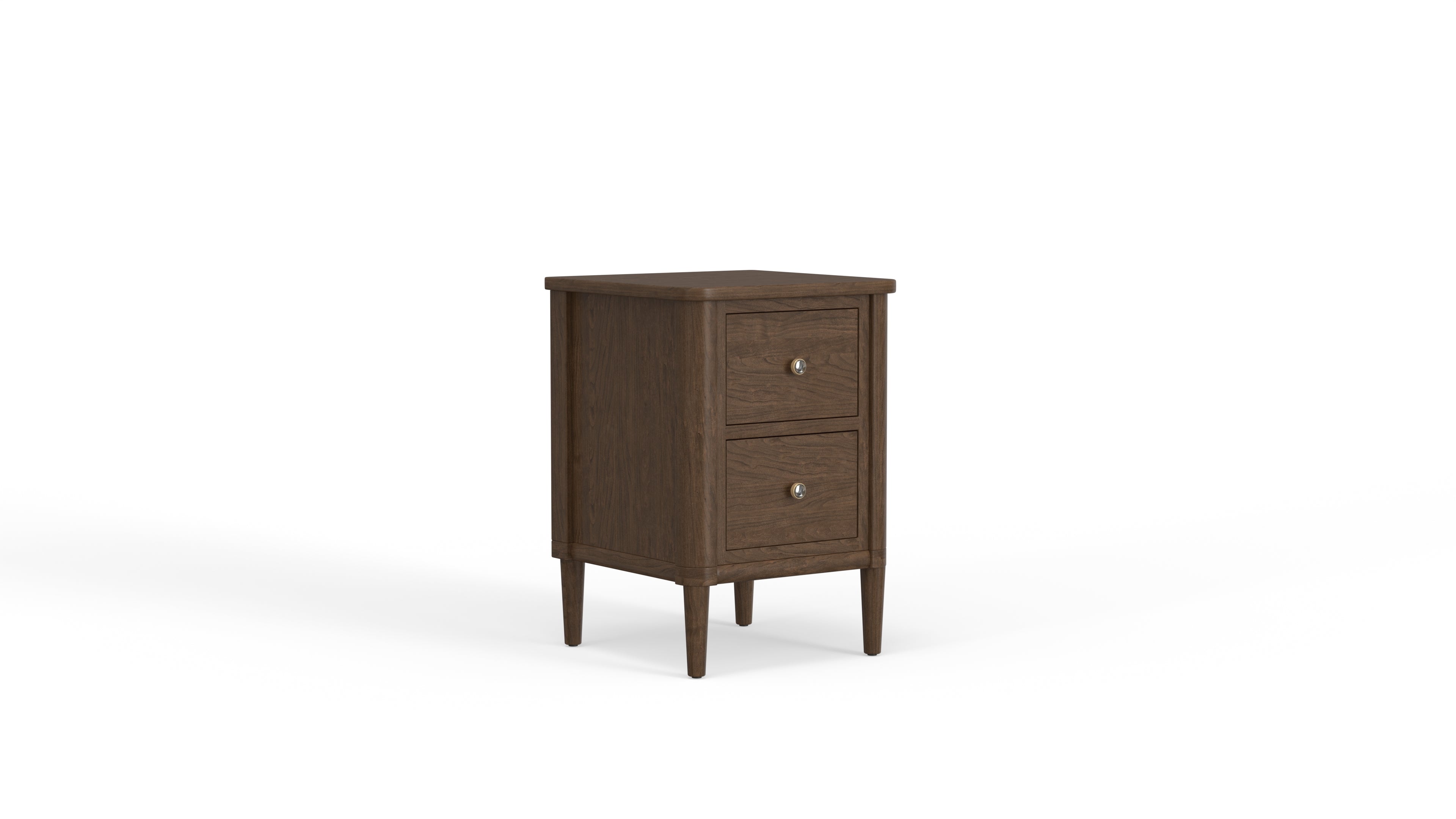 Amish Stamford Two Drawer Nightstand