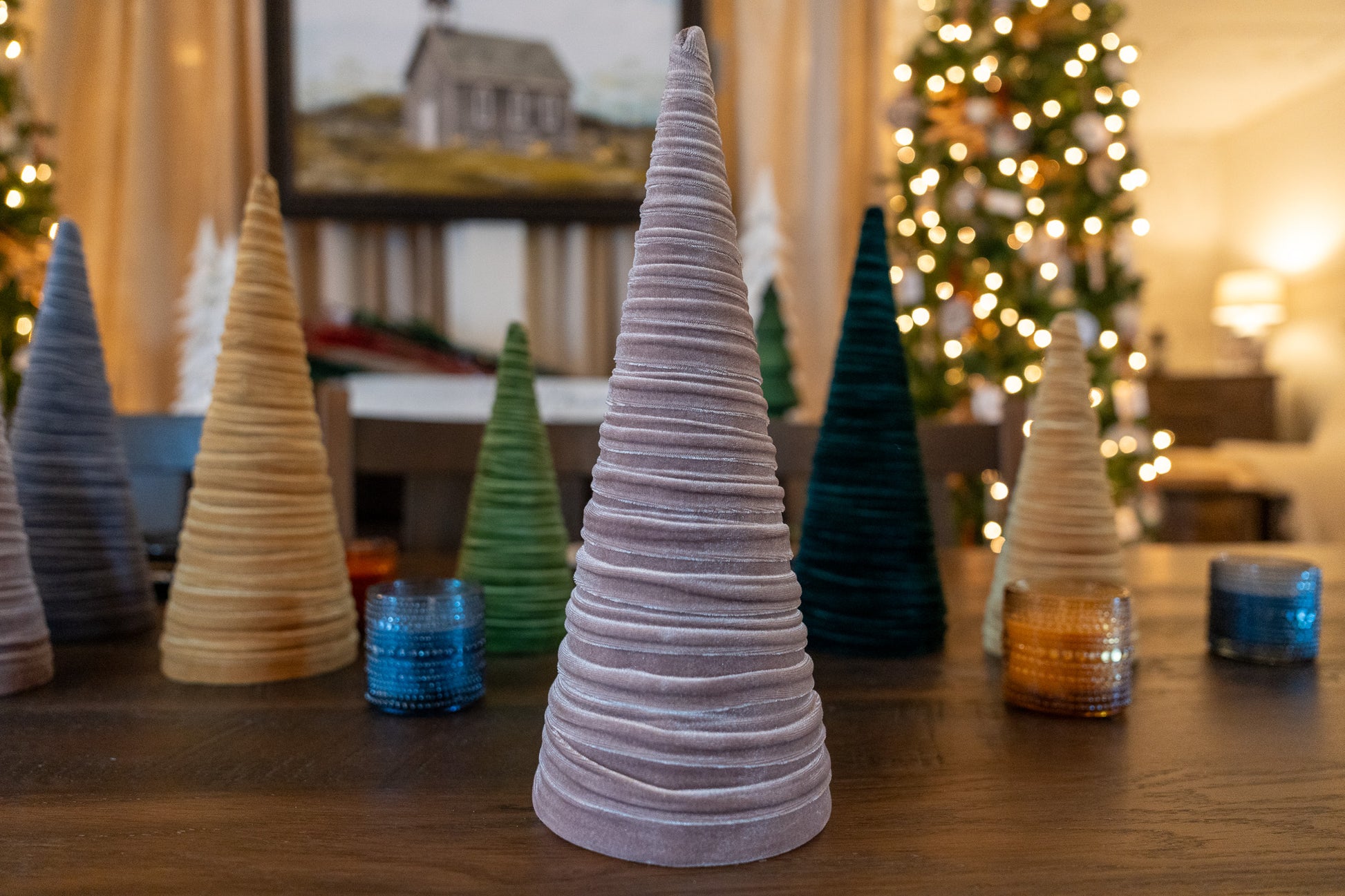 Velvet Tabletop Holiday Tree